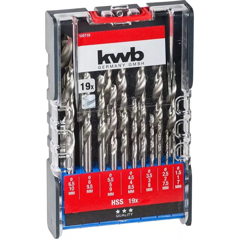 Drill Bit KWB 109119 High-Speed Steel HSS