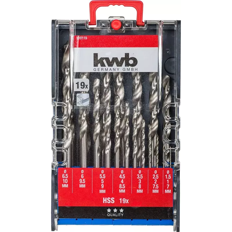 Drill Bit KWB 109119 High-Speed Steel HSS