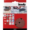 Sanding disc kwb Quick-stick Grinding Wheel Set 30 pcs 11.5 cm Corundum