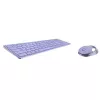 Rapoo 9750M Keyboard Mouse included Wireless Bluetooth QWERTZ German Lilac