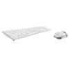 Rapoo 9850M Keyboard Mouse included Home RF Wireless Bluetooth QWERTZ German White