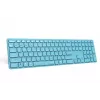 Rapoo E9800M keyboard Home RF Wireless Bluetooth QWERTZ German Blue