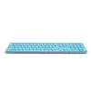 Rapoo E9800M keyboard Home RF Wireless Bluetooth QWERTZ German Blue