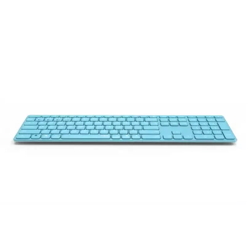 Rapoo E9800M keyboard Home RF Wireless Bluetooth QWERTZ German Blue