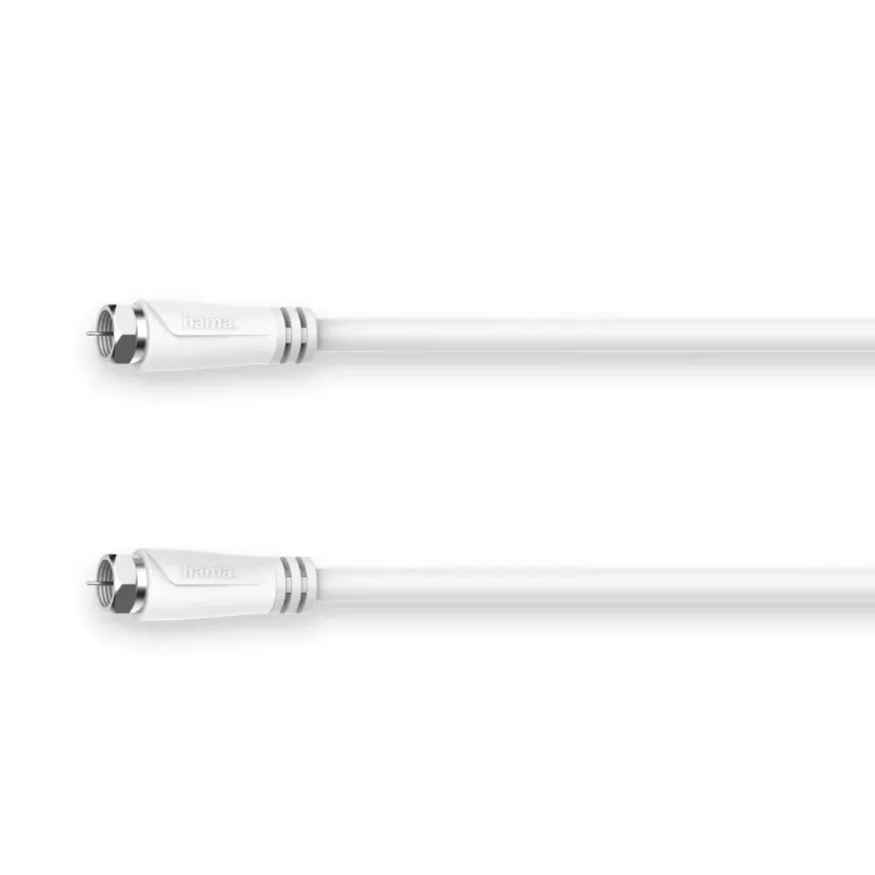 Hama 00179229 coaxial cable 7.5 m F-type White