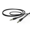 Audio cable Hama Flexi-Slim 1.5m 3.5mm Male to Male Black