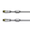 Coaxial Cable Hama 00179290 7.5 m White Coaxial Connectors