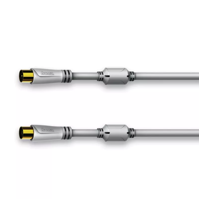 Coaxial Cable Hama 00179290 7.5 m White Coaxial Connectors