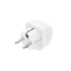 Hama 00223459 power plug adapter Type E/F hybrid Type G (UK) White
