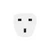 Hama 00223459 power plug adapter Type E/F hybrid Type G (UK) White