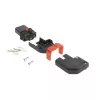 ACT C13 IEC Lock+ rewireable left or right angled connector black, PA130100RBK