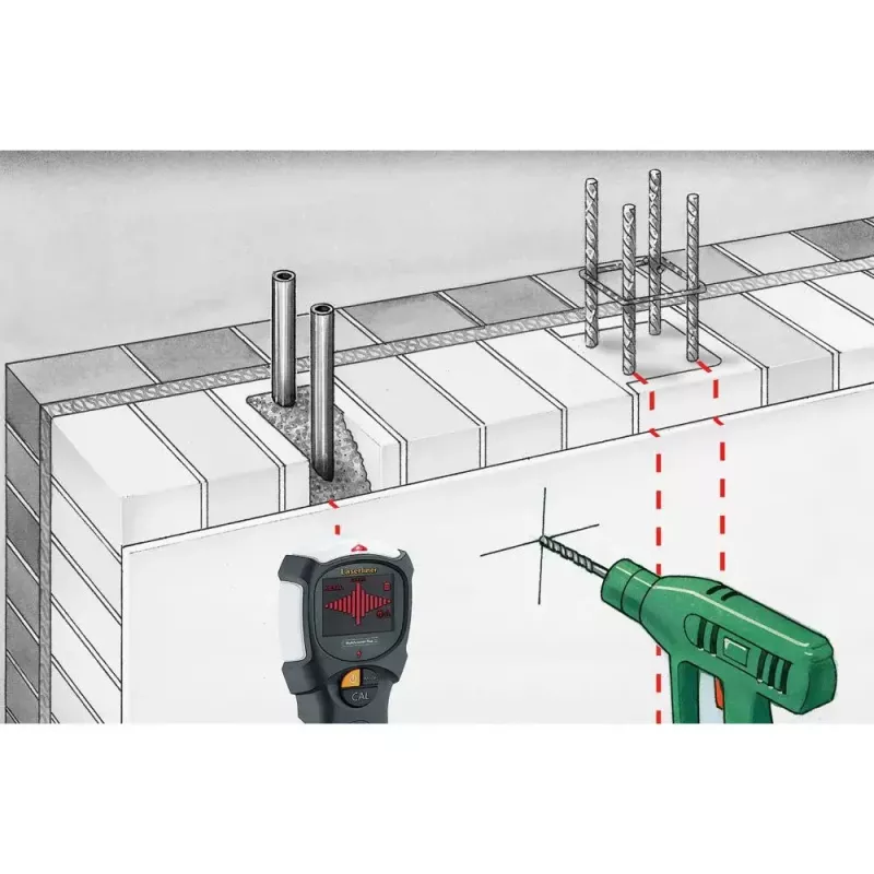 Laserliner MultiScanner Plus digital multi-detector Ferrous metal Live cable Metal Non-ferrous metal Wood
