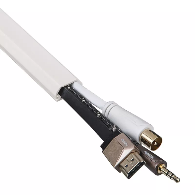 Hama 00220981 cable organizer Universal Cable duct White 3 pc(s)