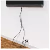 Hama 00220992 cable organizer Universal Cable duct Black 1 pc(s)