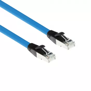 Network Cable ACT Industrial 3.00m RJ45 Male to RJ45 Male Cat6A Black Blue