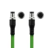 ACT Industrial 1.50 meters Sensor cable M12D 4-pin male to M12D 4-pin male, Superflex Xtreme TPE cable, shielded