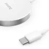 Hama MagCharge FC15 Mobile phone, Smartphone White USB Wireless charging Fast charging Indoor