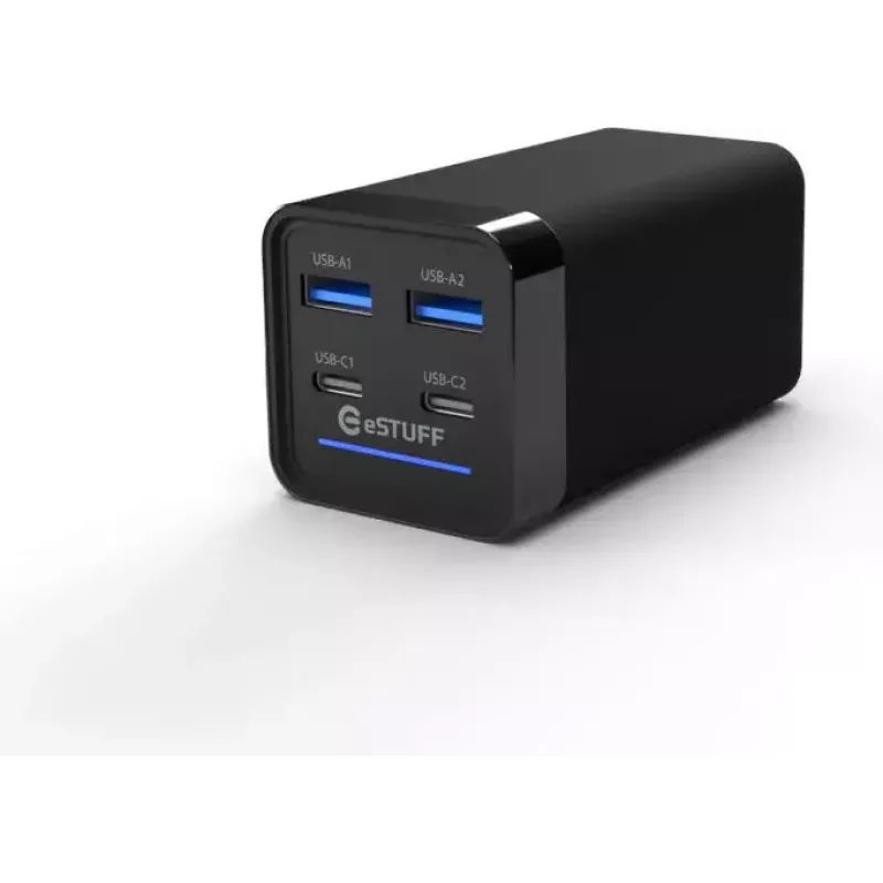 Mobile Device Charger eSTUFF ES635200 Universal Black 2 USB Type-C