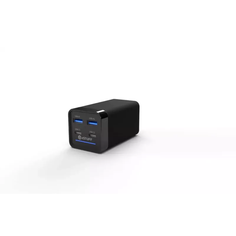 Mobile Device Charger eSTUFF ES635200 Universal Black 2 USB Type-C