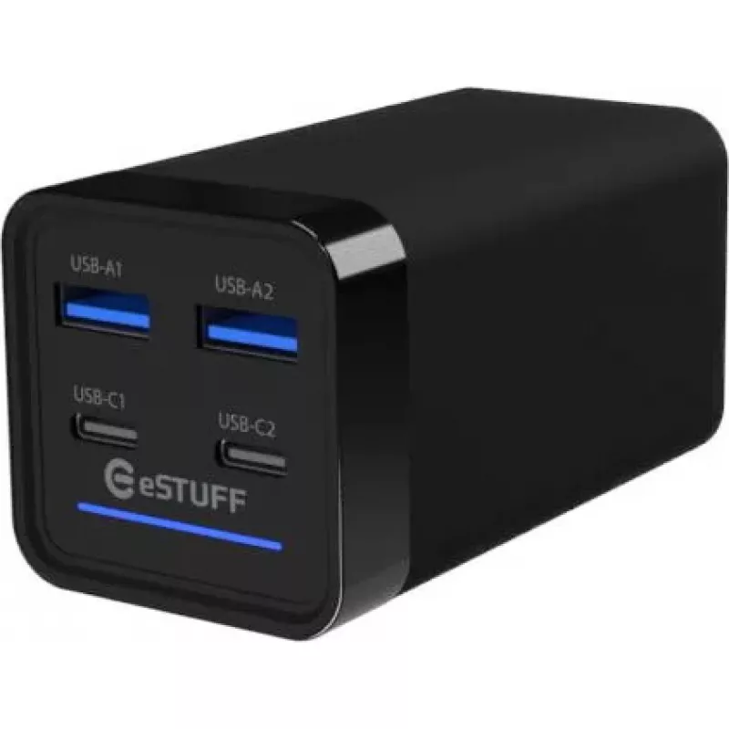 Mobile Device Charger eSTUFF ES635200 Universal Black 2 USB Type-C