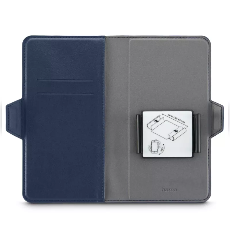 Hama 00118895 mobile phone case 15.5 cm (6.1 inch) Folio Blue