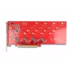 DeLOCK PCI Express x16 Card to 4 x internal NVMe M.2 Key M 110 mm Bifurcation