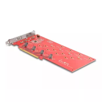 DeLOCK PCI Express x16 Card to 4 x internal NVMe M.2 Key M 110 mm Bifurcation