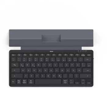 Hama Travel 600 QWERTZ German Bluetooth Black, Dark Grey