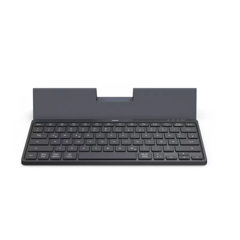 Hama Travel 600 QWERTZ German Bluetooth Black, Dark Grey