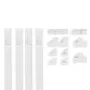 Hama 00221017 cable organizer Universal Cable duct White 4 pc(s)