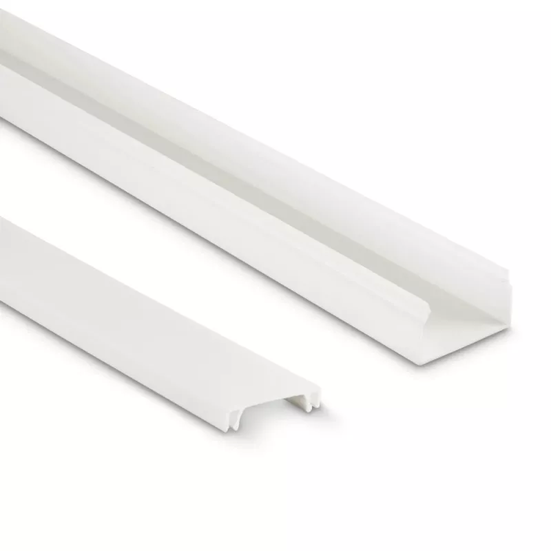 Hama 00221017 cable organizer Universal Cable duct White 4 pc(s)