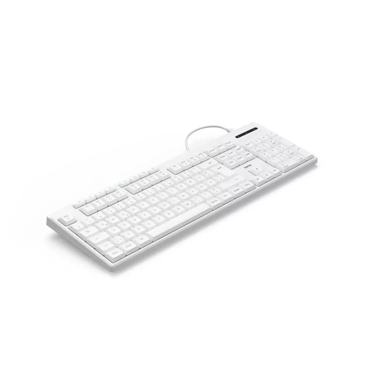 Hama CK-200 keyboard Home/Office USB QWERTZ German White