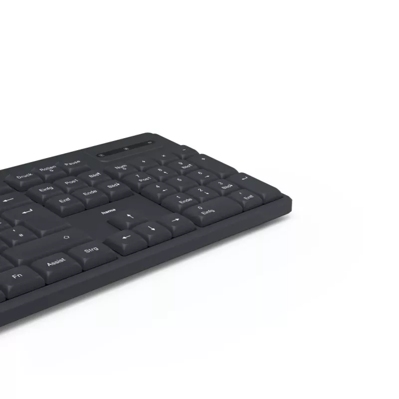 Hama WK-200 keyboard Home/Office RF Wireless QWERTZ German Black