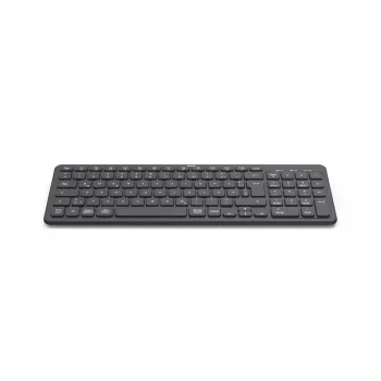 Hama WK-300 keyboard Home/Office RF Wireless + Bluetooth QWERTZ German Black