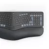 Hama WK-900 Ergo keyboard Home/Office RF Wireless + Bluetooth QWERTZ German Black, Blue, Dark Grey
