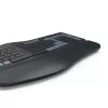 Hama WK-900 Ergo keyboard Home/Office RF Wireless + Bluetooth QWERTZ German Black, Blue, Dark Grey