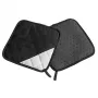 Potholder set Lurch 00070091, 2 pcs, 20×20 cm, cotton/polyester/silicone, heat resistant to 315 °C