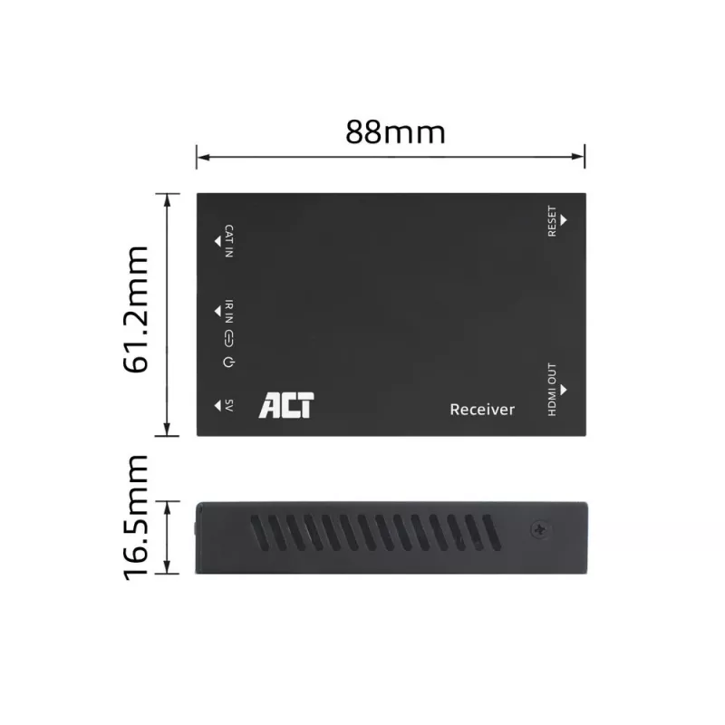 Receiver ACT AC7853 HDMI over CATx — receiver for HDMI signal over Ethernet up to 150 m