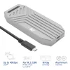ACT USB 40Gbps M.2 2280 NVMe / PCIe SSD Enclosure, tool-free