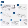 ACT USB 40Gbps M.2 2280 NVMe / PCIe SSD Enclosure, tool-free
