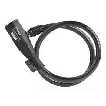 Hama 00178137 bike lock Black 650 mm Cable lock