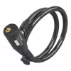 Hama 00178137 bike lock Black 650 mm Cable lock