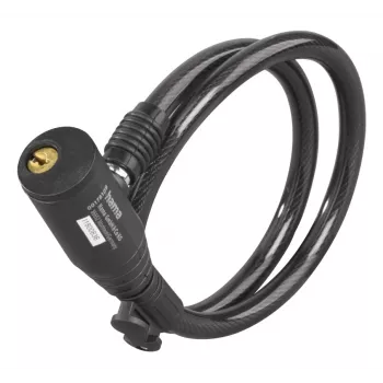 Hama 00178137 bike lock Black 650 mm Cable lock
