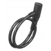 Hama 00178137 bike lock Black 650 mm Cable lock