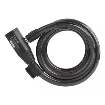 Hama 00178136 bike lock Black 1200 mm Cable lock