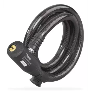 Hama 00178136 bike lock Black 1200 mm Cable lock