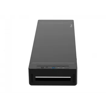 Monitor stand EQUIP Ergonomic Monitor Stand with USB (USB-A x4, USB-C x1), freestanding, 25 kg, black