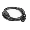 Power cord ACT C14 to C21 IEC60320, 2 m, 250 V, 10 A, black