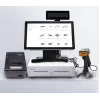 Cash register drawer EQUIP 351011, manual/automatic POS drawer, 4 bill / 8 coin compartments, metal, white, 420×405×110 mm