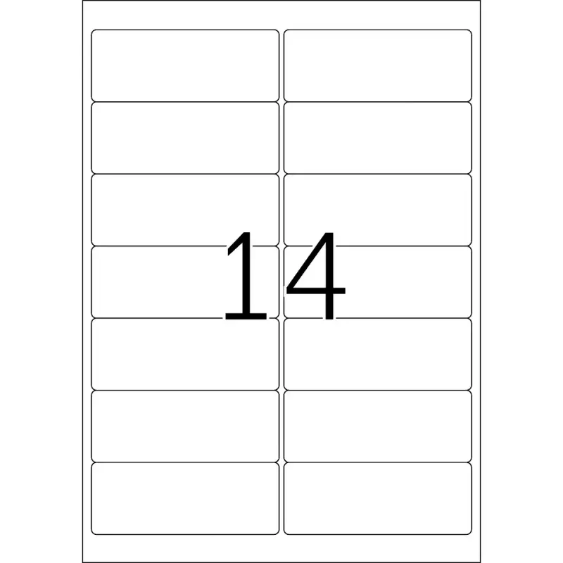 Address labels Premium HERMA 5076 A4 99.1x38.1 mm